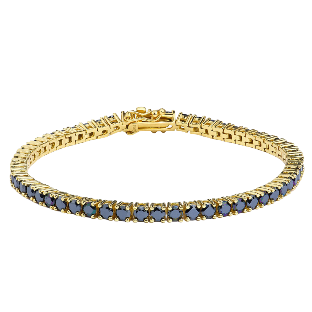 Mozi Black Radiance Tennis Bracelet