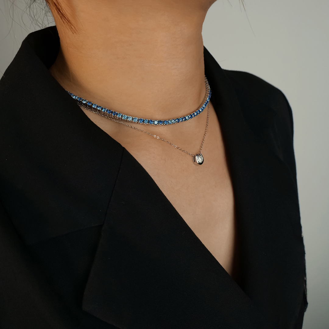 Mozi Royal Blue Radiance Necklace